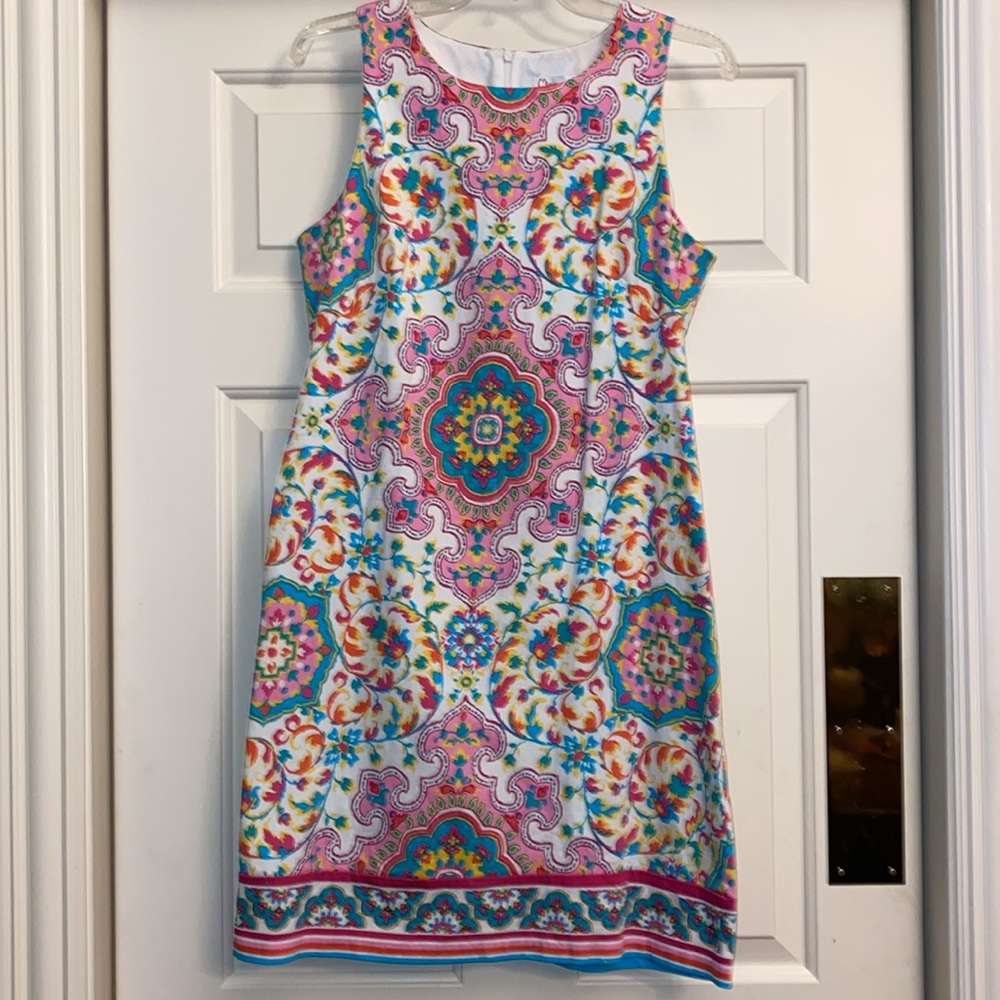 Maggie L Sheath summer Dress Size 12 - Picture 10 of 10
